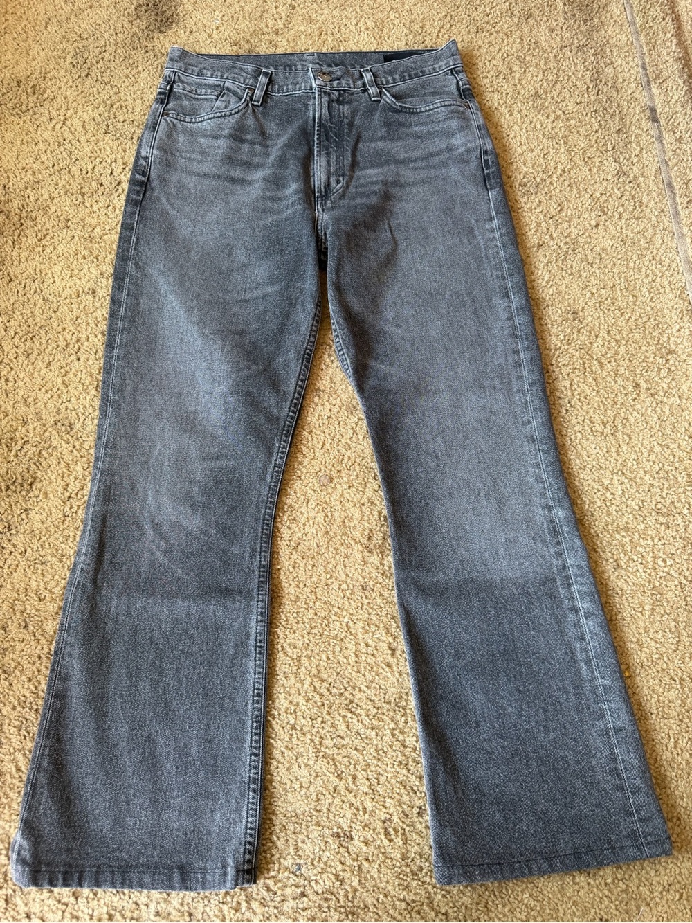 GOLDSIGN Gray Women's Bootcut Jeans Crop or Petite Size 28